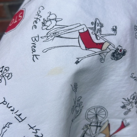 Varga Retro White Patterned Pinup Dress Size XS - Picture 8 of 12